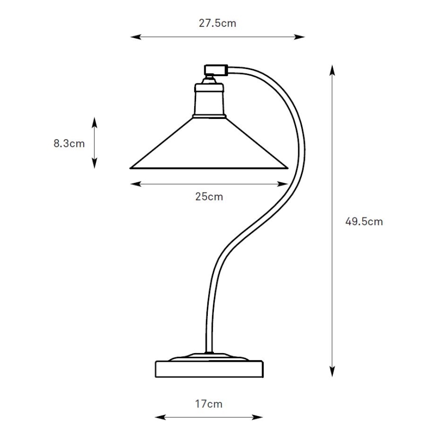 Markslöjd 108864 - Candeeiro de mesa VELA 1xE27/40W/230V latão/verde
