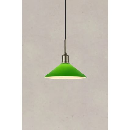 Markslöjd 108868 - Candeeiro suspenso VELA 1xE27/40W/230V latão/verde