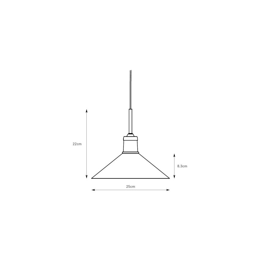Markslöjd 108868 - Candeeiro suspenso VELA 1xE27/40W/230V latão/verde