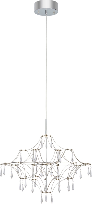 Markslöjd 108869 - Lustre de cristal LED regulável num fio EFESOS LED/14W/230V diâmetro 60 cm
