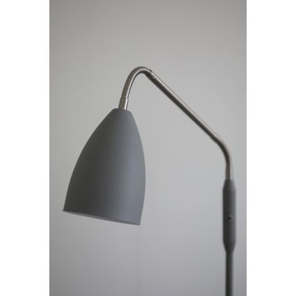 Markslöjd 108888 - Candeeiro de pé LED regulável PATRO, 4,9 W, 230 V, IRC 90, cinzento