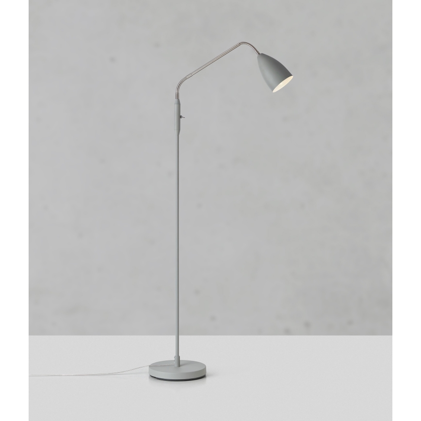 Markslöjd 108888 - Candeeiro de pé LED regulável PATRO, 4,9 W, 230 V, IRC 90, cinzento