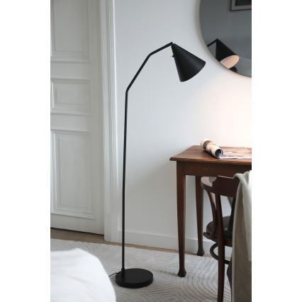 Markslöjd 108889 - Candeeiro de pé LED dimável FUNIL LED/4,9W/230V CRI 90 preto