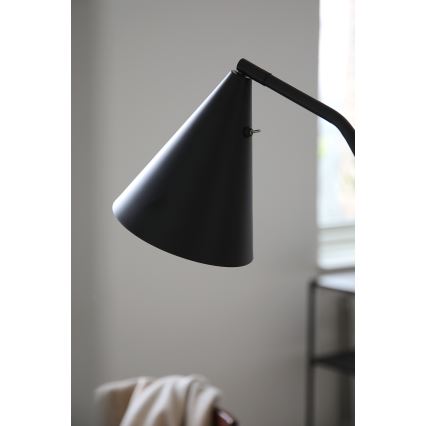 Markslöjd 108889 - Candeeiro de pé LED dimável FUNIL LED/4,9W/230V CRI 90 preto