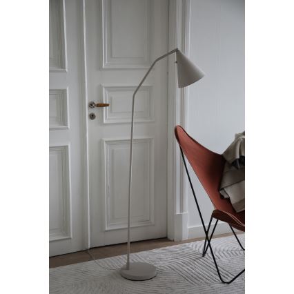 Markslöjd 108890 - Candeeiro de pé dimerizável FUNIL LED/4,9W/230V CRI 90 bege