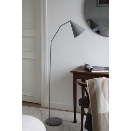 Markslöjd 108891 - Candeeiro de pé regulável FUNIL LED/4,9W/230V IRC 90 cinzento