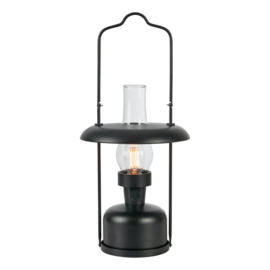Markslöjd 108893 - Lâmpada de mesa LED regulável recarregável para exterior FANOS LED/2,5W/3,7V 4000 mAh IP44 preta