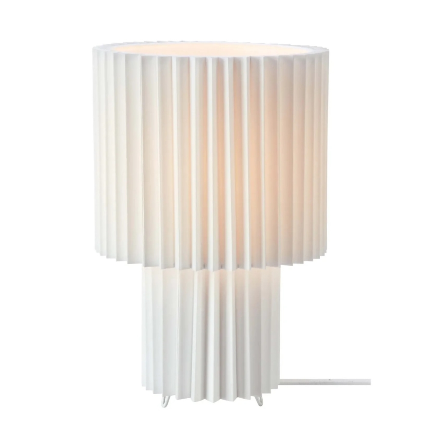 Markslöjd 108895 - Candeeiro de mesa CATIS 1xE27/60W/230V 32 cm branco