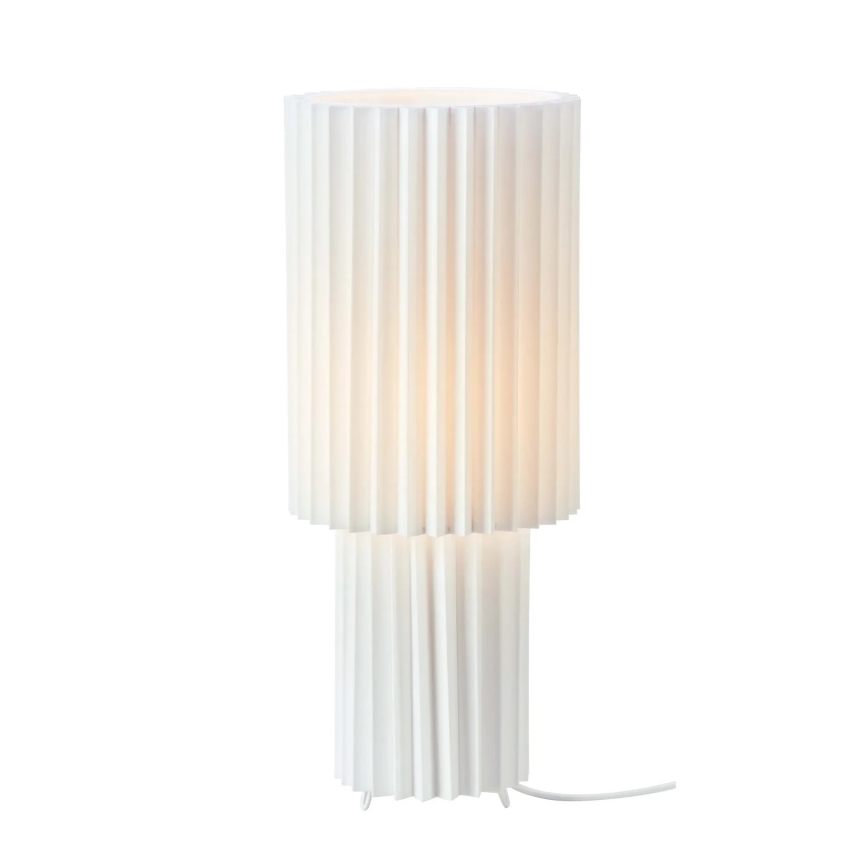 Markslöjd 108897 - Candeeiro de mesa CATIS 1xE27/60W/230V 45 cm branco