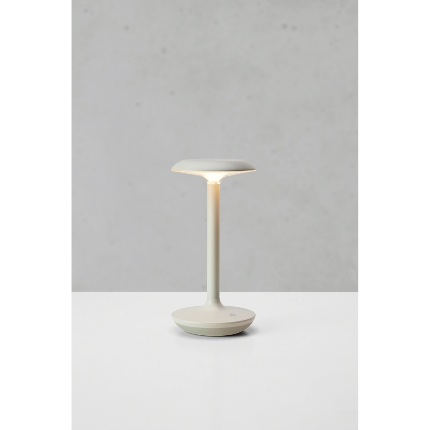 Markslöjd 108917 - Candeeiro de mesa LED para exterior regulável PETIT LED/2W/1800 mAh 2200/2700/3000K IP44 cinzento