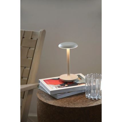 Markslöjd 108917 - Candeeiro de mesa LED para exterior regulável PETIT LED/2W/1800 mAh 2200/2700/3000K IP44 cinzento