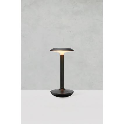 Markslöjd 108918 - Candeeiro de mesa LED para exterior regulável PETIT LED/2W/1800 mAh 2200/2700/3000K IP44 preto