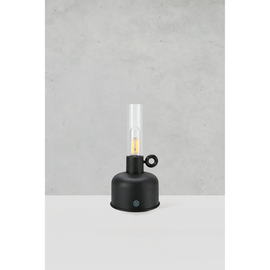 Markslöjd 108919 - Candeeiro de mesa LED para exterior regulável ASTRID LED/2W/1200 mAh IP44 preto