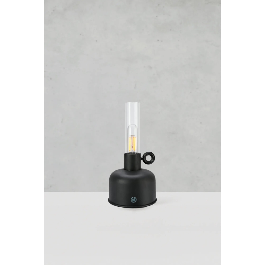 Markslöjd 108919 - Candeeiro de mesa LED para exterior regulável ASTRID LED/2W/1200 mAh IP44 preto