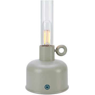 Markslöjd 108921 - Candeeiro de mesa LED para exterior regulável ASTRID LED/2W/1200 mAh IP44 cinzento