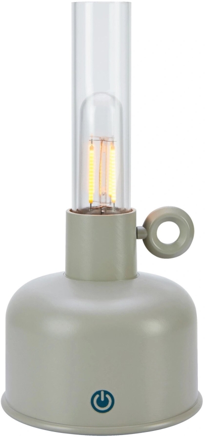 Markslöjd 108921 - Candeeiro de mesa LED para exterior regulável ASTRID LED/2W/1200 mAh IP44 cinzento