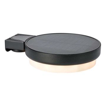 Markslöjd 108952 - Aplique de parede solar LED dimerizável FRAME LED/2W/3,7V 4000 mAh IP44 preto