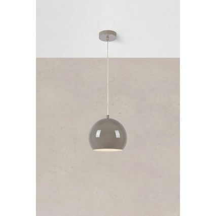 Markslöjd 108989 - Candeeiro suspenso POP em cabo 1xGU10/7W/230V, diâmetro 20 cm, cinzento