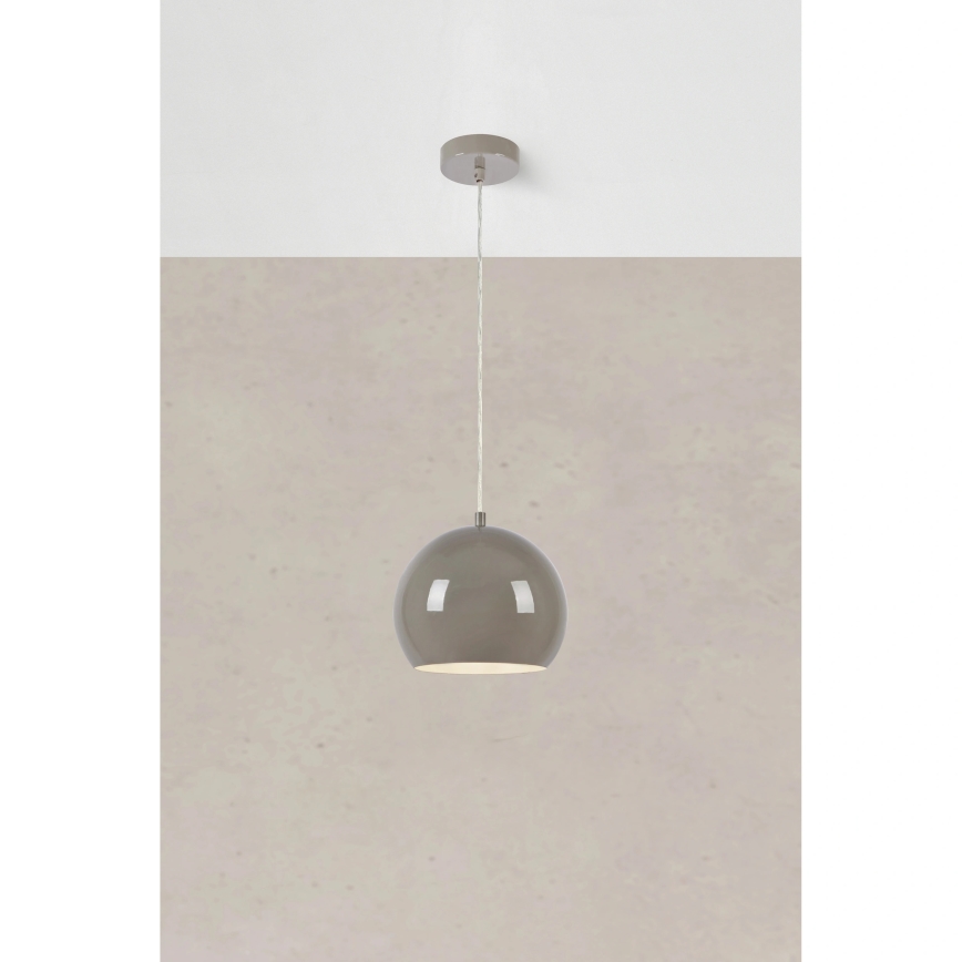 Markslöjd 108989 - Candeeiro suspenso POP em cabo 1xGU10/7W/230V, diâmetro 20 cm, cinzento