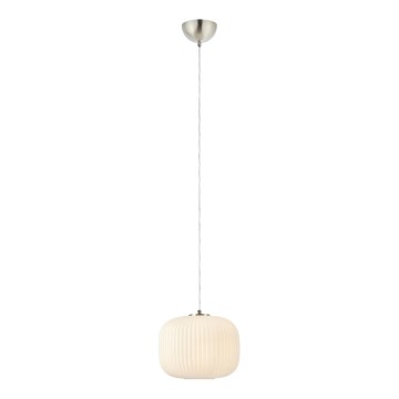 Markslöjd 109008 - Pendente com cabo SOBER 1xE27/40W/230V Ø 25 cm cromo mate