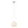 Markslöjd 109008 - Pendente com cabo SOBER 1xE27/40W/230V Ø 25 cm cromo mate