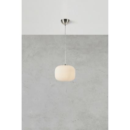 Markslöjd 109008 - Pendente com cabo SOBER 1xE27/40W/230V Ø 25 cm cromo mate