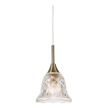 Markslöjd 109011 - Lustre suspenso com cabo LUNA 1xE14/40W/230V, latão