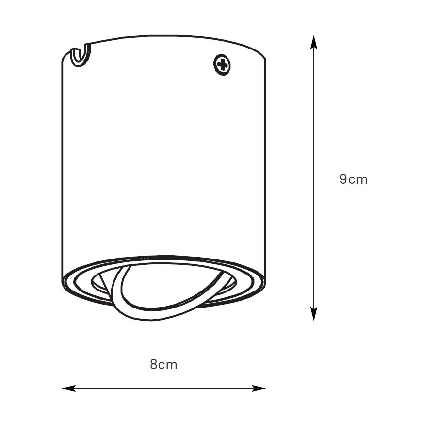 Markslöjd 109020 - Spot LED dimerizável DIRETTO LED/5W/230V CRI 90 branco
