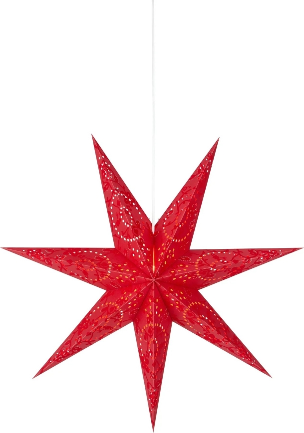 Markslöjd 700120 - Decoração de Natal ARATORP, 1x E14/25W/230V, Ø 75 cm, vermelha