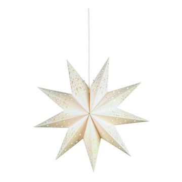 Markslöjd 700319 - Decoração de Natal SOLVALLA 1xE14/25W/230V branco 45 cm