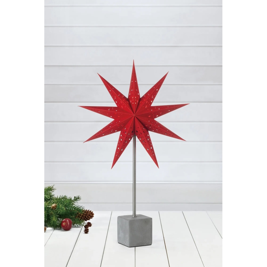Markslöjd 702223 - Decoração de Natal HARD 1xE14/25W/230V vermelha