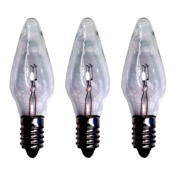 Markslöjd 702323 - CONJUNTO 3x Lâmpadas industriais de Natal RESERVLAMPA E10/3W/55V