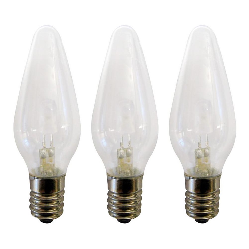 Markslöjd 702324 - CONJUNTO 3x Lâmpadas industriais de Natal RESERVLAMPA E10/3W/34V