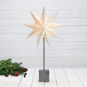 Markslöjd 702469 - Decoração de Natal HARD 1xE14/25W/230V branco