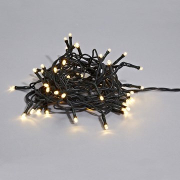 Markslöjd 702565 - Corrente exterior de Natal LED SKEN 200xLED 15m IP44 branco quente