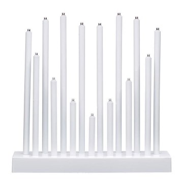 Markslöjd 702639 - Castiçal de Natal LED ROMANS LED/0,9W/3xAA branco