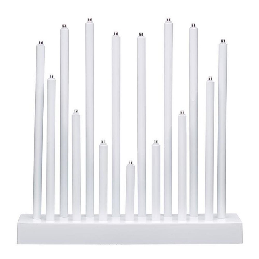 Markslöjd 702639 - Castiçal de Natal LED ROMANS LED/0,9W/3xAA branco