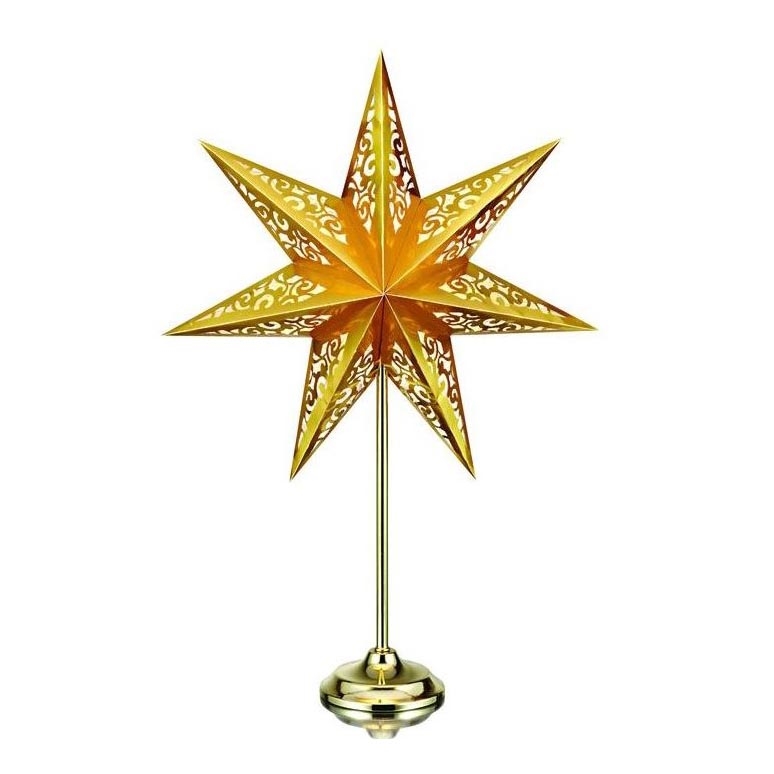 Markslöjd 702849 - Decoração de Natal VALLBY 1xE14/25W/230V dourada