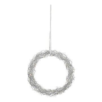 Markslöjd 703442 - Decoração de Natal LED JULLE 30xLED/0,03W/4,5V prata