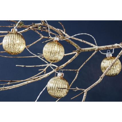 Markslöjd 703781 - Corrente de Natal LED BIGSOLO 10xLED 1,65m branco quente