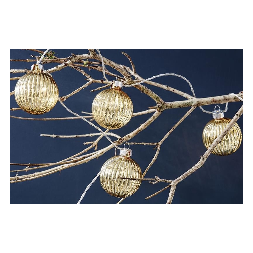 Markslöjd 703781 - Corrente de Natal LED BIGSOLO 10xLED 1,65m branco quente