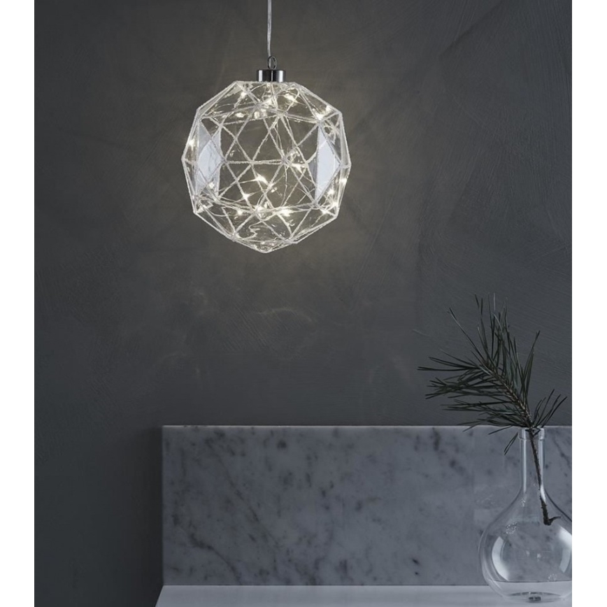 Markslöjd 703837 - Decoração de Natal 20xLED/0,6W/3xAA