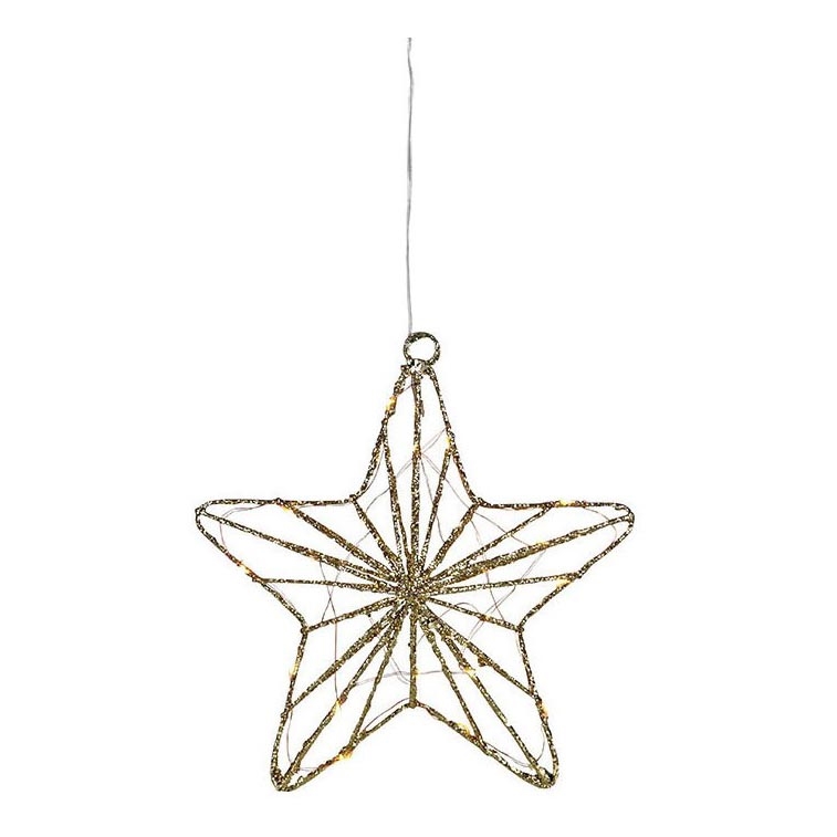 Markslöjd 703903 - Decoração de Natal LED ELISE LED/0,6W/230V dourada