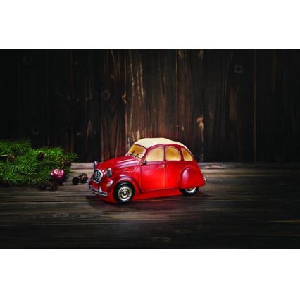 Markslöjd 703952 - Decoração LED NOSTALGI 6xLED/0,36W/3xAAA C3 vermelho