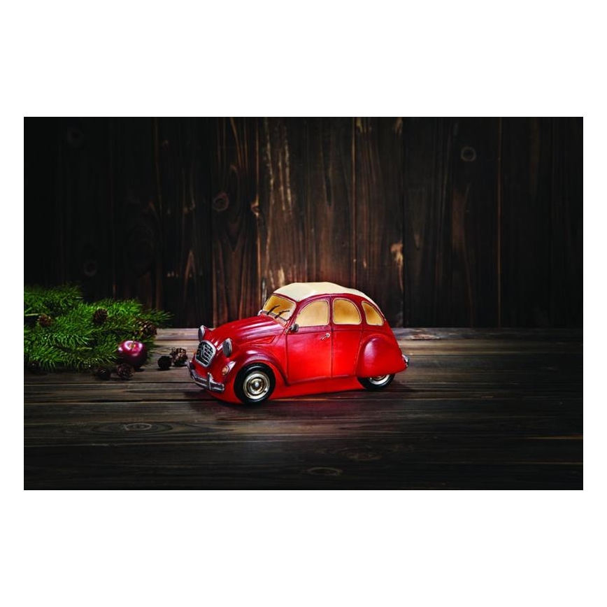 Markslöjd 703952 - Decoração LED NOSTALGI 6xLED/0,36W/3xAAA C3 vermelho