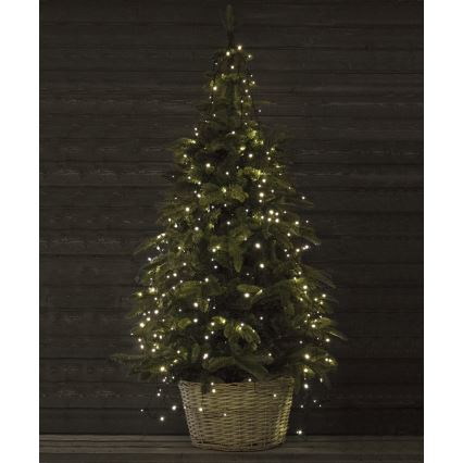 Markslöjd 703974 - Corrente exterior de Natal LED SMART 280xLED 2,1m IP44 branco quente