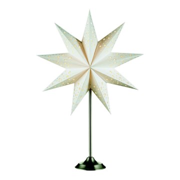 Markslöjd 704116 - Decoração de Natal SOLVALLA 1xE14/25W/230V branco 64 cm