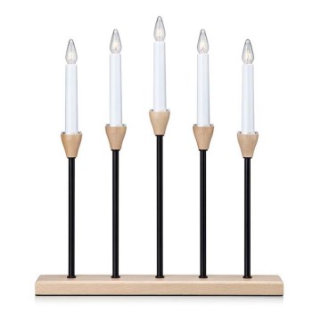 Markslöjd 704160 - Castiçal de Natal JOHANSFORS 5xE10/3W/230V