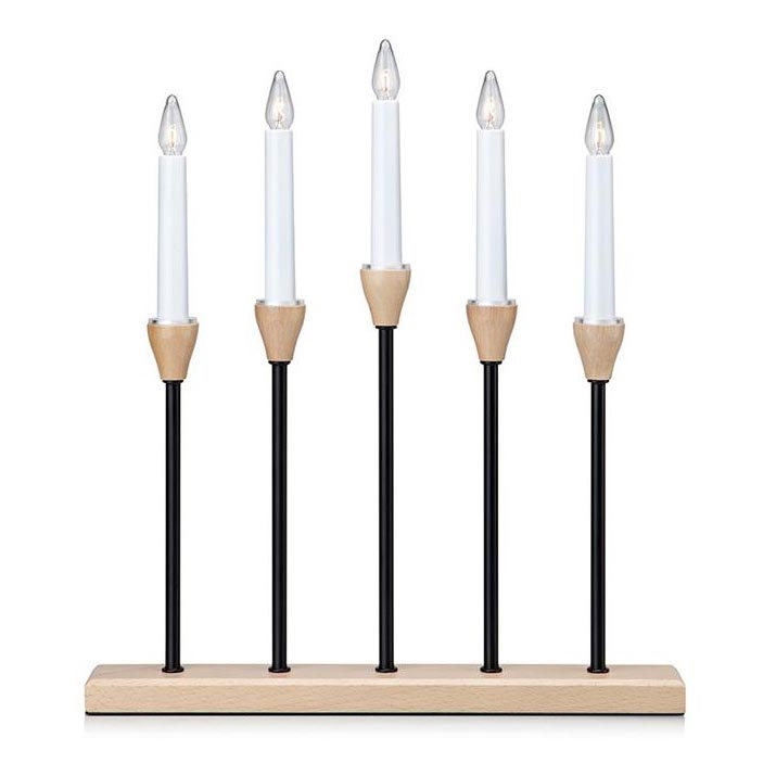 Markslöjd 704160 - Castiçal de Natal JOHANSFORS 5xE10/3W/230V