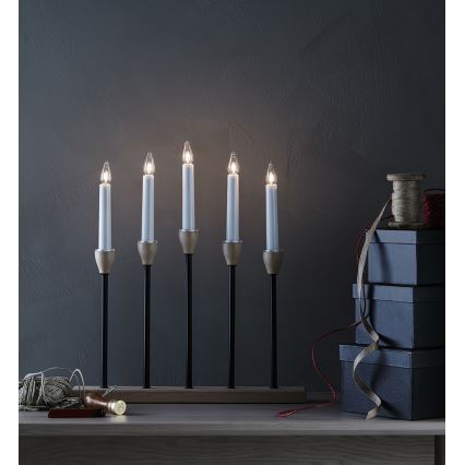 Markslöjd 704160 - Castiçal de Natal JOHANSFORS 5xE10/3W/230V